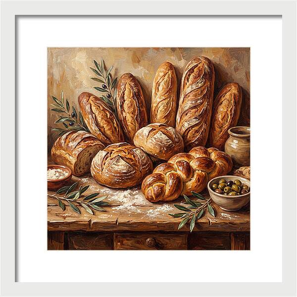 Freshly Baked Mediterranean Bread