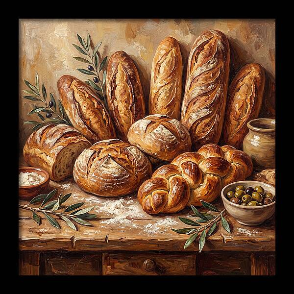 Freshly Baked Mediterranean Bread