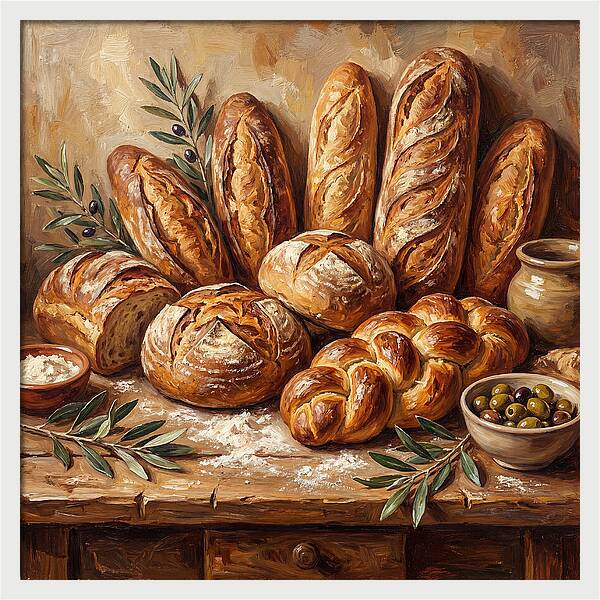 Freshly Baked Mediterranean Bread
