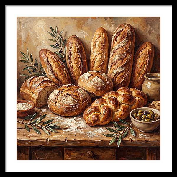 Freshly Baked Mediterranean Bread