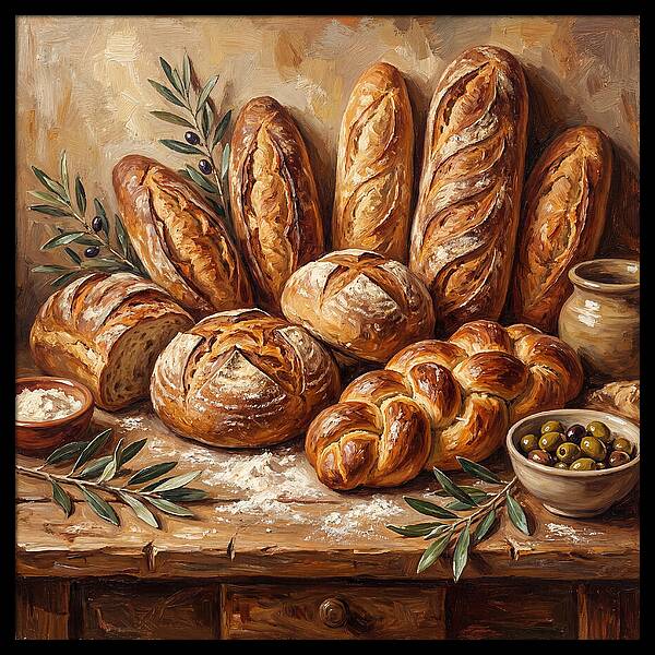 Freshly Baked Mediterranean Bread