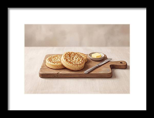 Freshly Baked Sourdough Crumpets