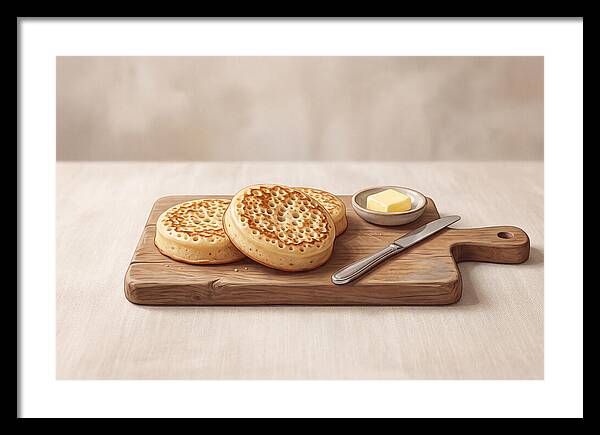 Freshly Baked Sourdough Crumpets