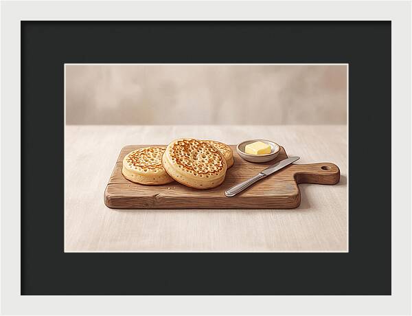 Freshly Baked Sourdough Crumpets