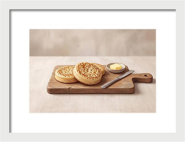 Freshly Baked Sourdough Crumpets