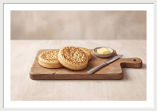Freshly Baked Sourdough Crumpets