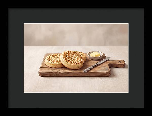 Freshly Baked Sourdough Crumpets