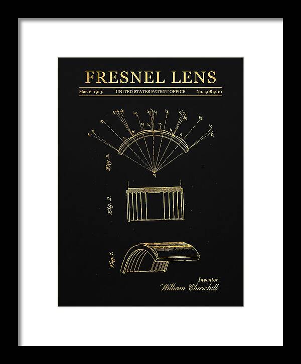 Fresnel Lens Gold Patent Us1081210