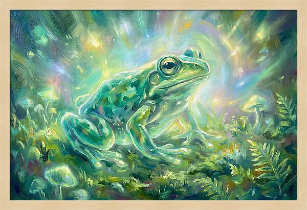 Frog In Nature