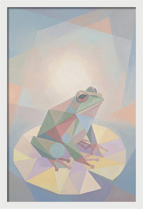 Frog On Lily Pad