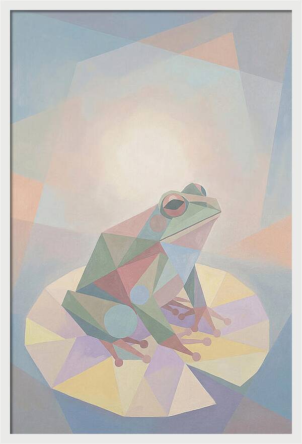 Frog On Lily Pad