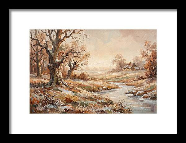 Frost Covered Winter Landscape