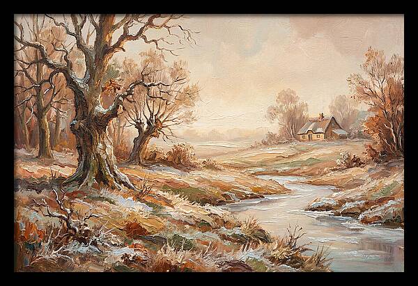 Frost Covered Winter Landscape
