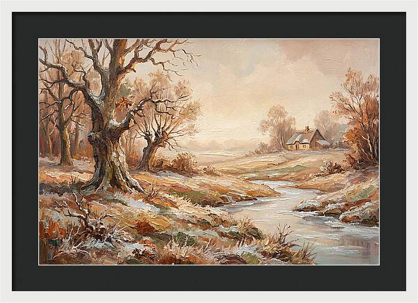 Frost Covered Winter Landscape
