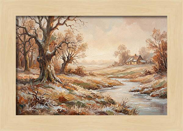 Frost Covered Winter Landscape