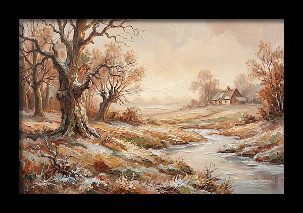 Frost Covered Winter Landscape
