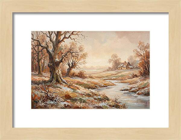 Frost Covered Winter Landscape