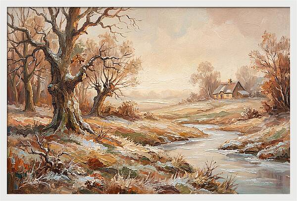 Frost Covered Winter Landscape