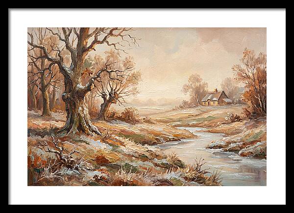 Frost Covered Winter Landscape