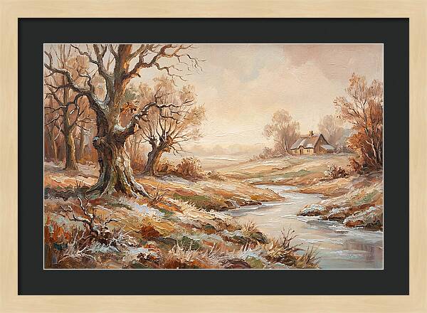 Frost Covered Winter Landscape