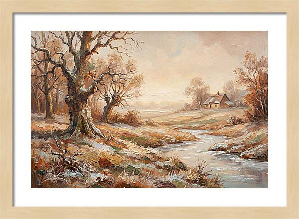 Frost Covered Winter Landscape