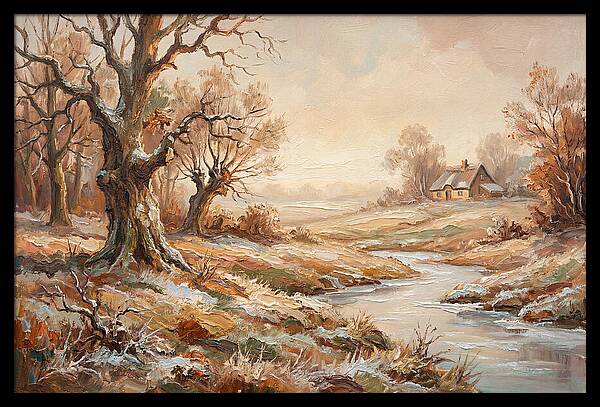Frost Covered Winter Landscape