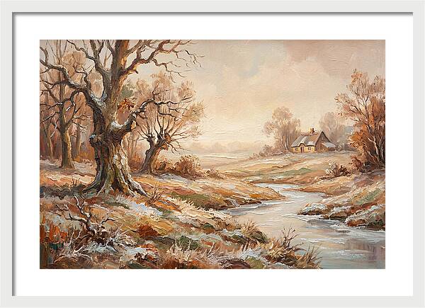 Frost Covered Winter Landscape