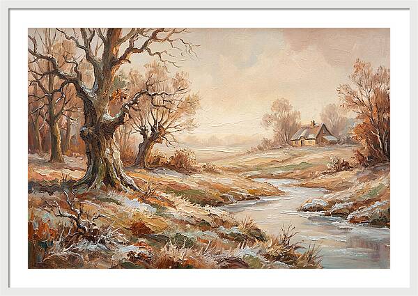 Frost Covered Winter Landscape