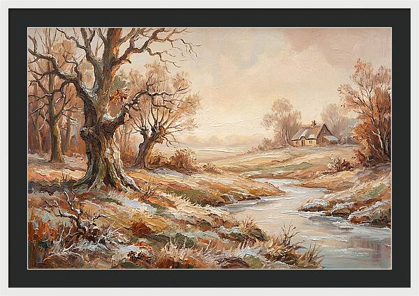 Frost Covered Winter Landscape