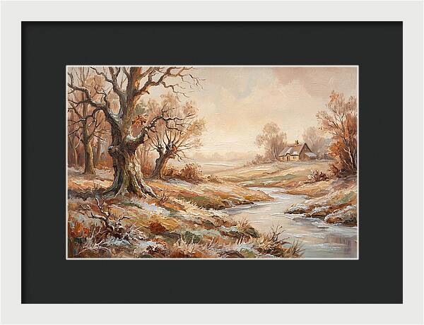 Frost Covered Winter Landscape