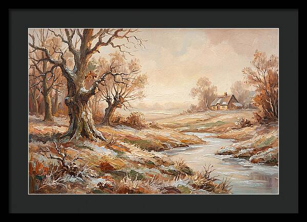 Frost Covered Winter Landscape