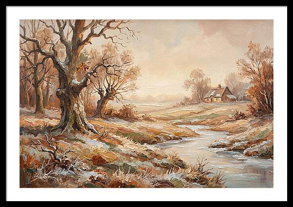 Frost Covered Winter Landscape
