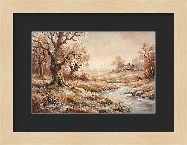 Frost Covered Winter Landscape