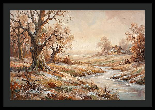 Frost Covered Winter Landscape