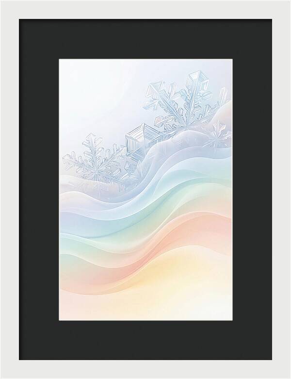 Frosted Crystal Serenity