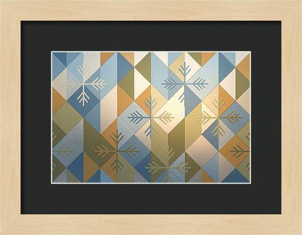 Frosted Geometric Patterns
