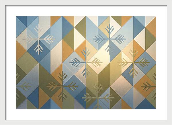 Frosted Geometric Patterns