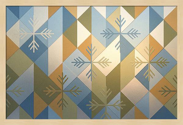 Frosted Geometric Patterns