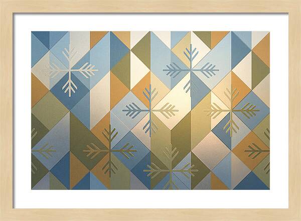 Frosted Geometric Patterns
