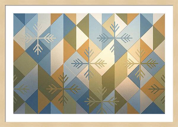 Frosted Geometric Patterns