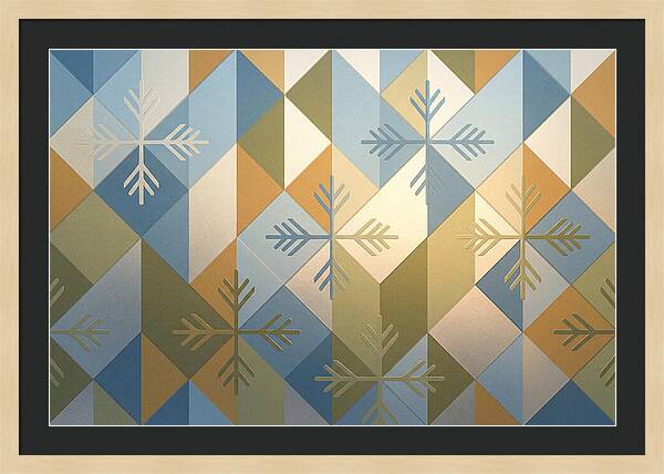 Frosted Geometric Patterns