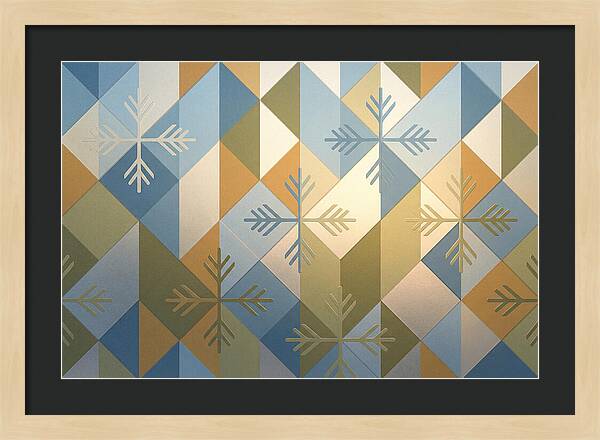 Frosted Geometric Patterns