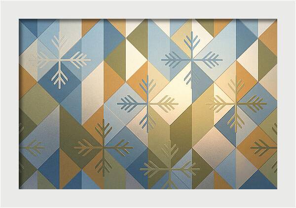 Frosted Geometric Patterns