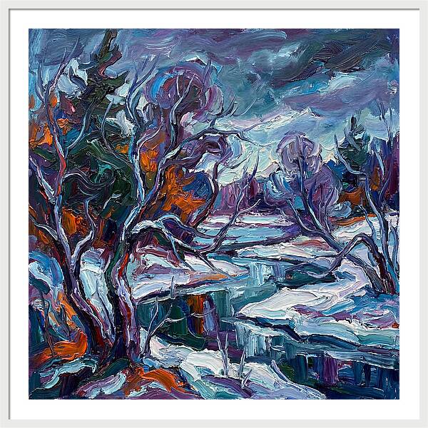 Frosty Landscape Serenity