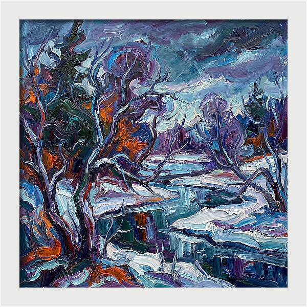 Frosty Landscape Serenity