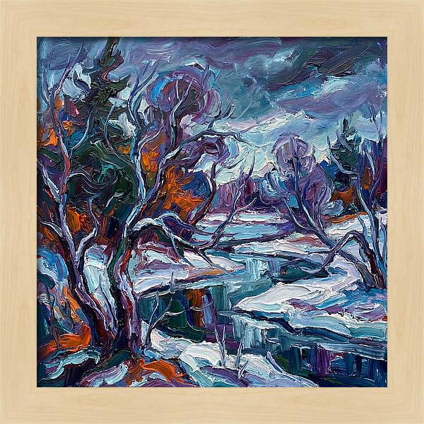 Frosty Landscape Serenity