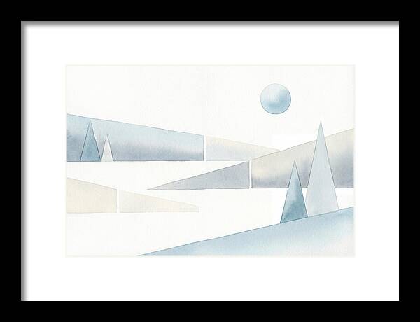 Frosty Minimalist Landscape