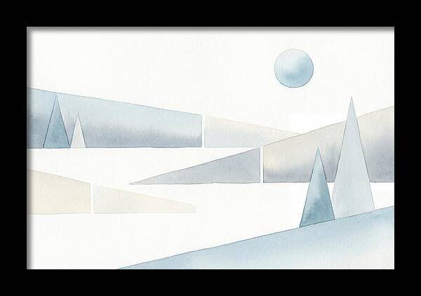 Frosty Minimalist Landscape