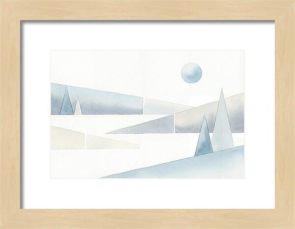 Frosty Minimalist Landscape