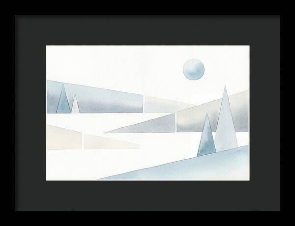 Frosty Minimalist Landscape